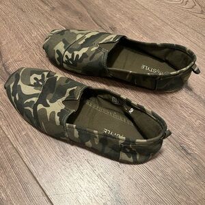 MyStyle Camouflage Slip On Shoe